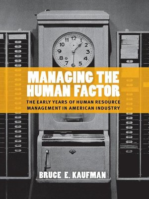 cover image of Managing the Human Factor